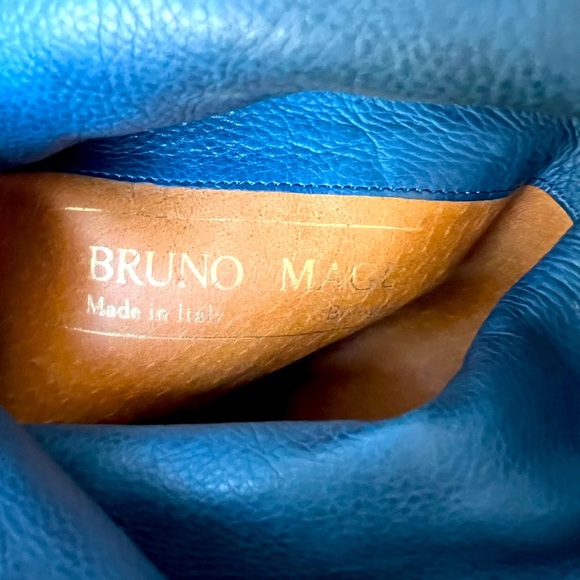 Bruno Magli suede colorblock riding boots 6 - Picture 6 of 6